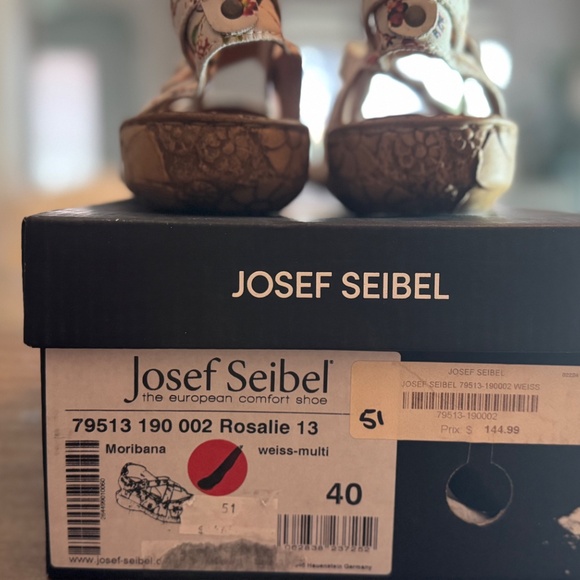 🆕 JOSEF SIEBEL Rosalie 13🌸 flowers prints Sz 40 - Picture 13 of 15